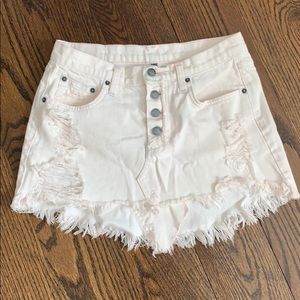 CarMar LF Jean skirt light pink